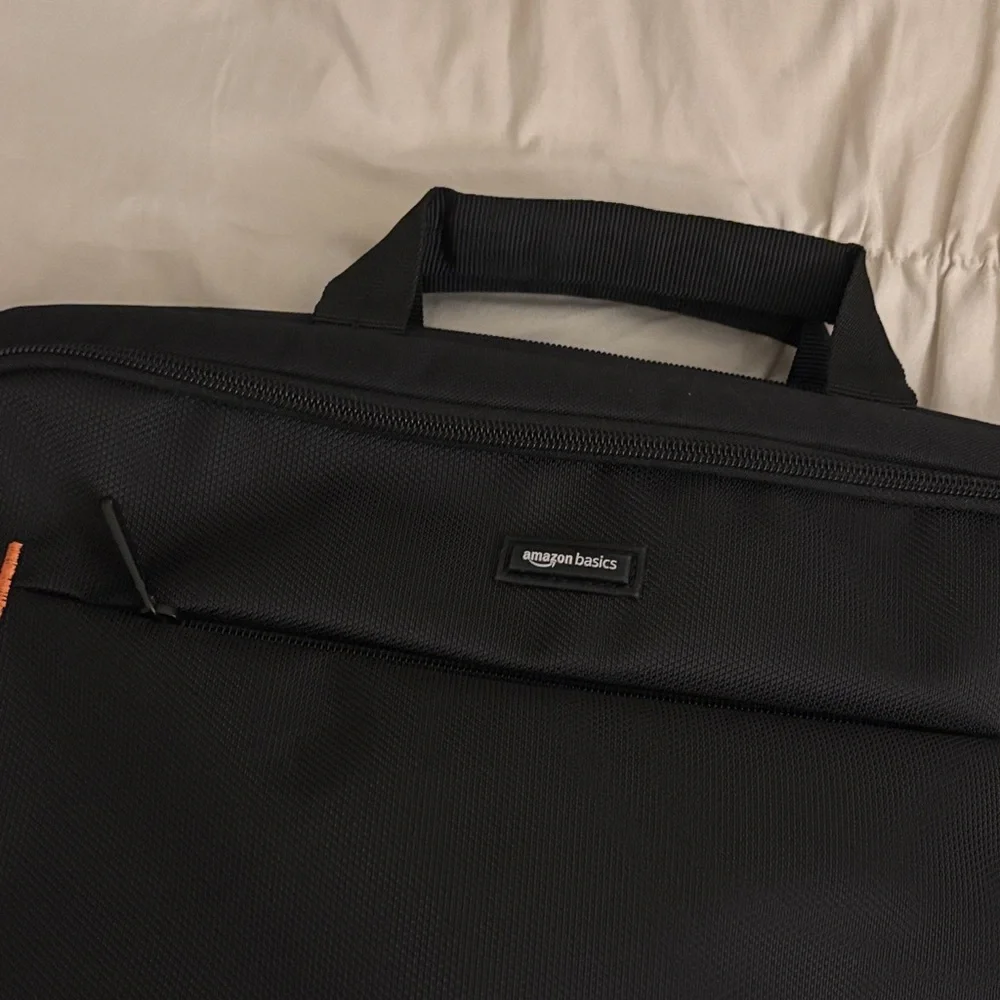 Amazon Basics Black Laptop Bag